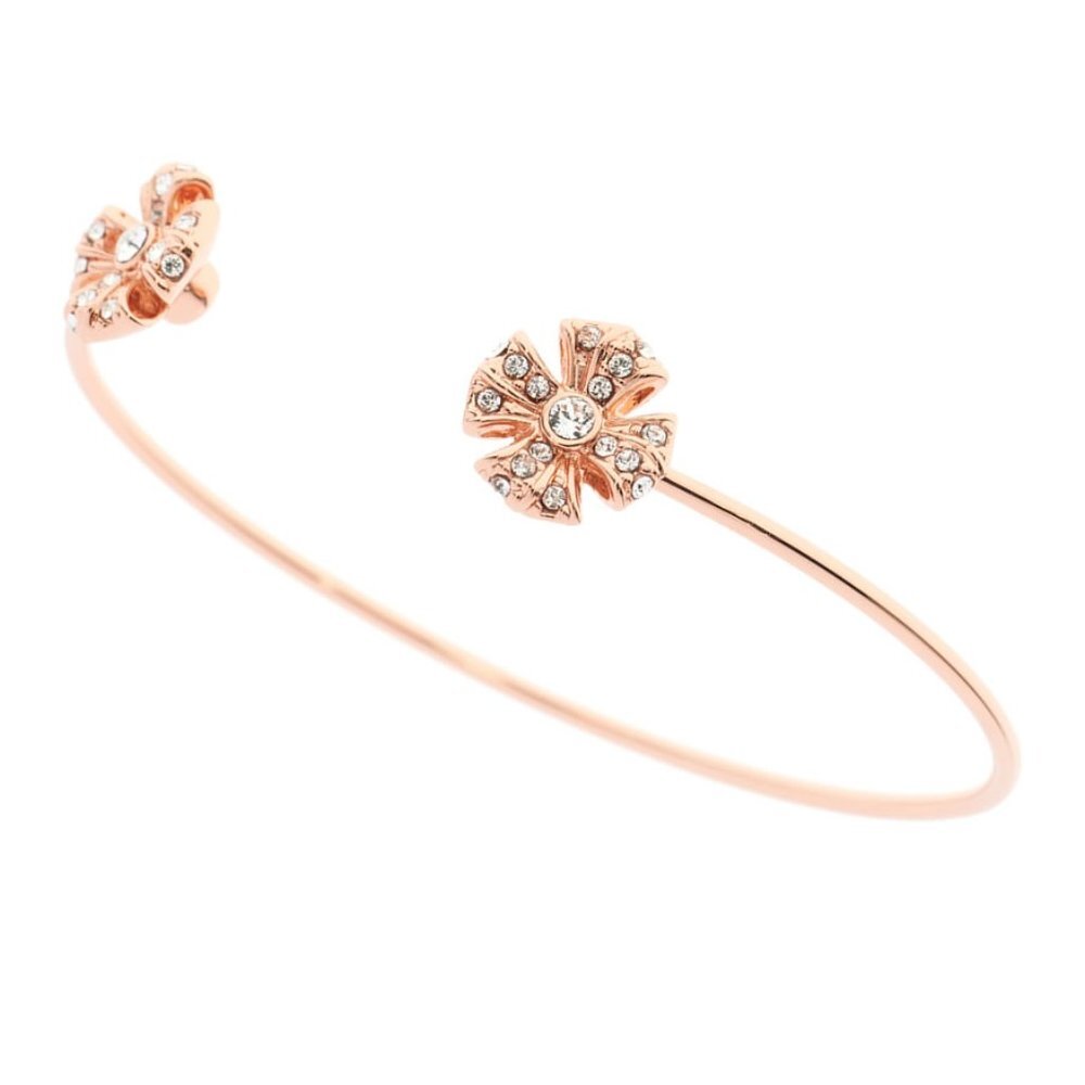 Ted Baker Rionna Pavé Rosette Rose Bow Cuff